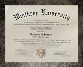 purchase fake Winthrop University degree