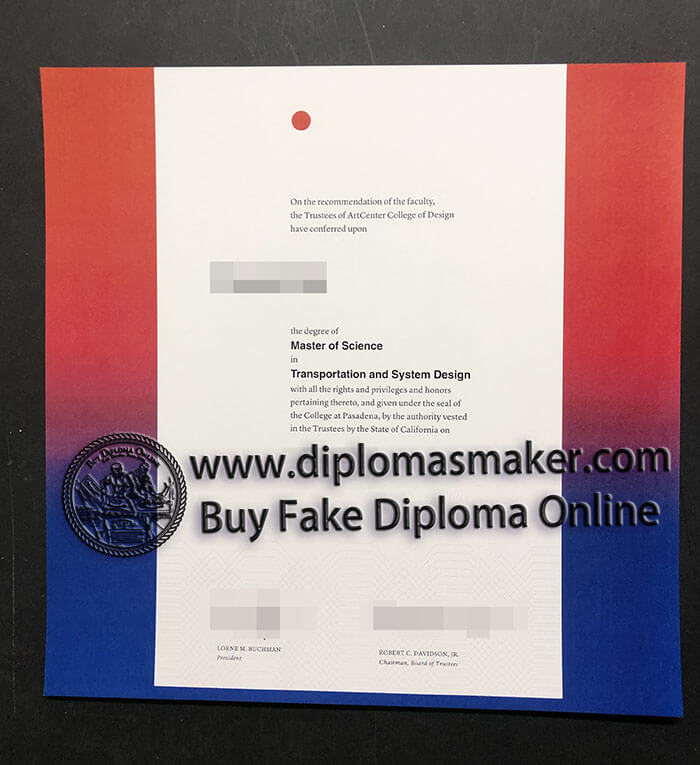 purchase fake Art Center College of Design diploma