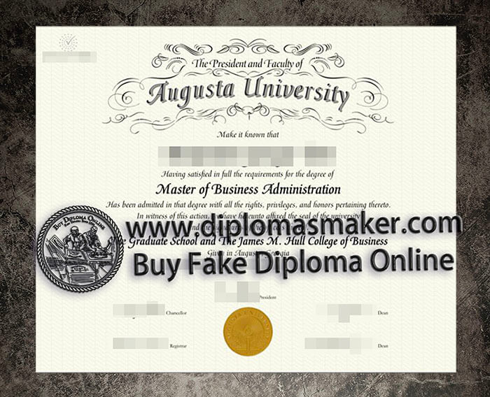 purchase fake Augusta University diploma