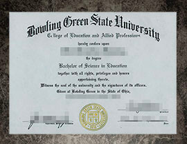 purchase fake Bowling Green State University degree