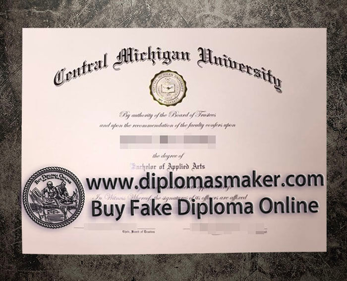 purchase fake Central Michigan University diploma