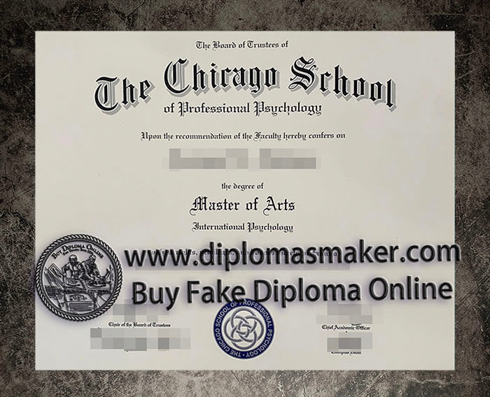 purchase fake Chicago School of Professional Psychology diploma