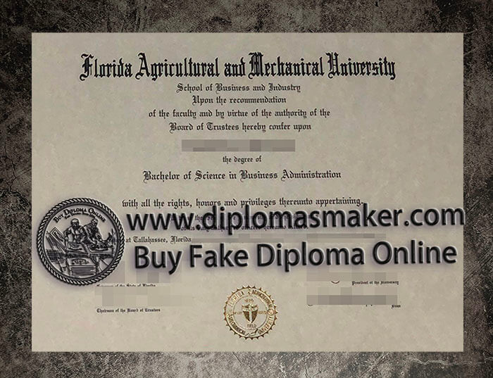 purchase fake Florida Agricultural and Mechanical University diploma