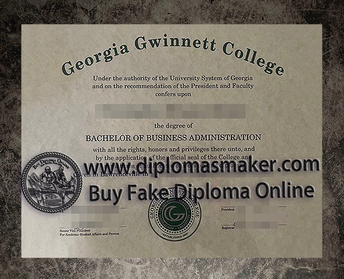 purchase fake Georgia Gwinnett College diploma