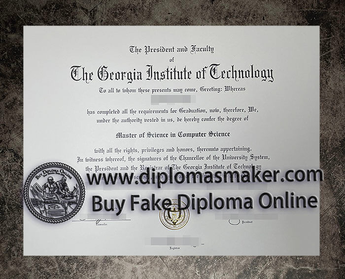 purchase fake Georgia Institute of Technology diploma
