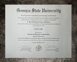 purchase fake Georgia State University degree