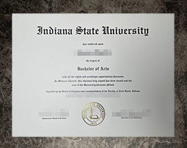 purchase fake Indiana State University degree