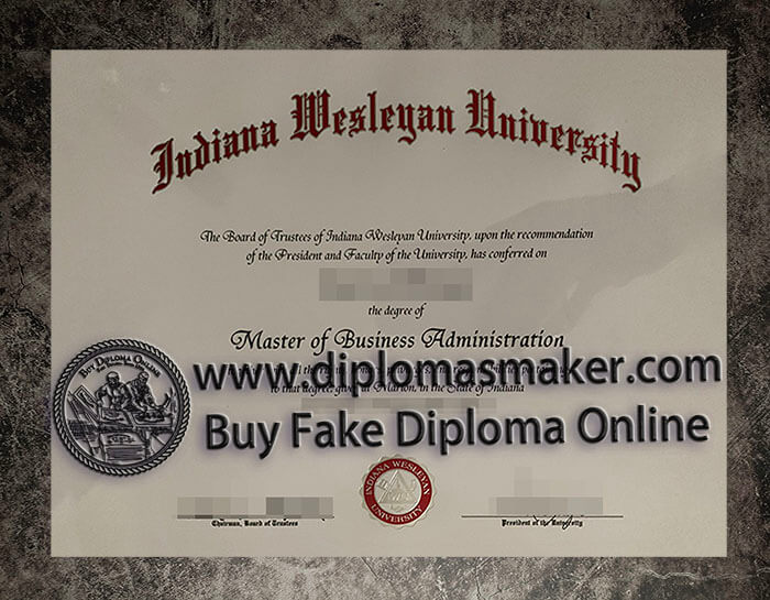 purchase fake Indiana Wesleyan University diploma