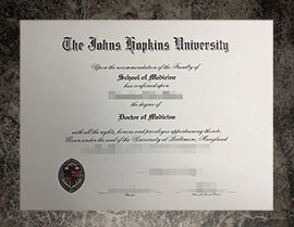 purchase fake Johns Hopkins University degree