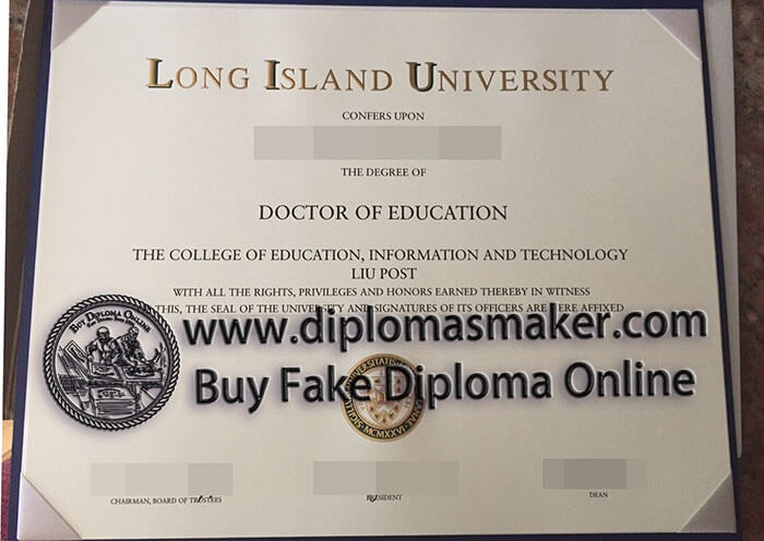 purchase fake Long Island University diploma