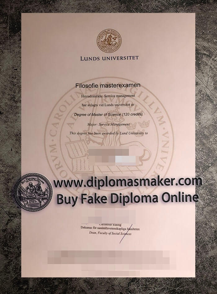 purchase fake Lunds Universitet diploma