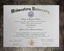 purchase fake Midwestern University degree