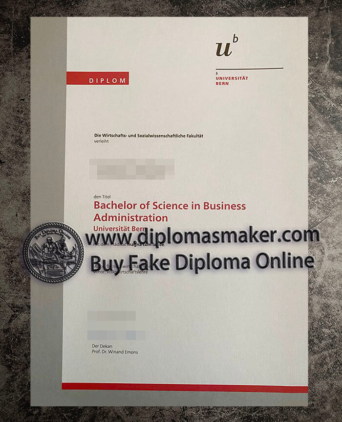 purchase fake Universitat Bern diploma