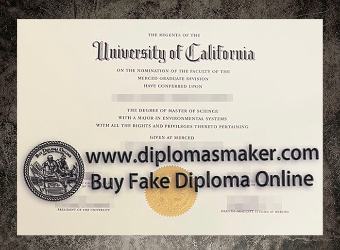 purchase fake University of California Given at Merced diploma