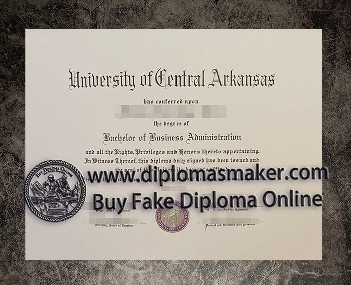 purchase fake University of Central Arkansas diploma