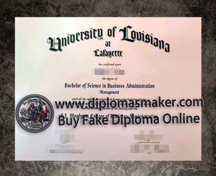 purchase fake University of Louisiana at Lafayette diploma