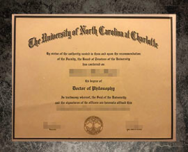 purchase fake University of North Carolina at Charlotte degree