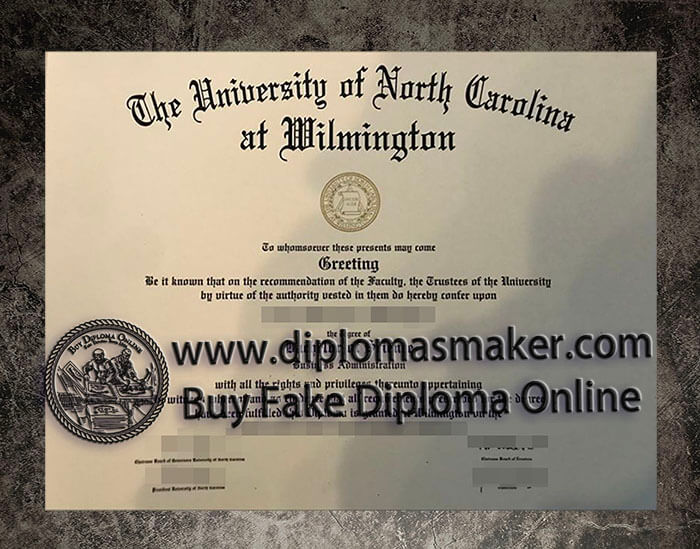 purchase fake University of North Carolina at Wilmington diploma