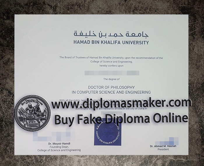 purchase fake Higher Hamad bin Khalifa University diploma
