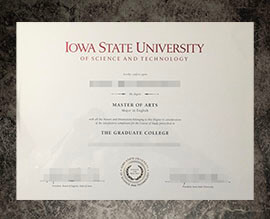 buy fake Iowa State University degree