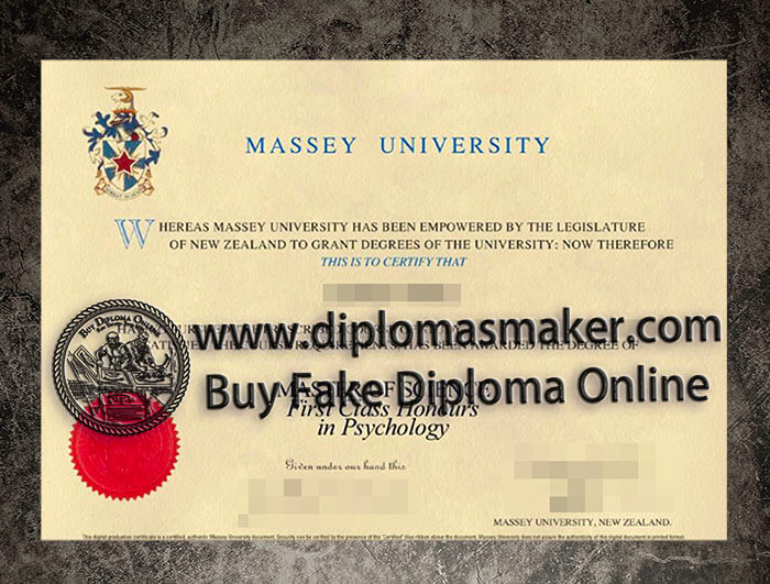 purchase fake Massey University diploma