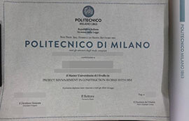 purchase fake Politecnico Di Milano degree