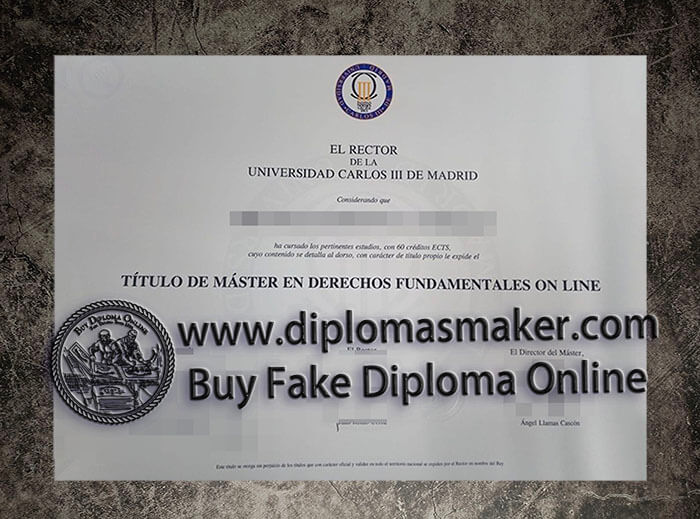 purchase fake Universidad Carlos III de Madrid diploma