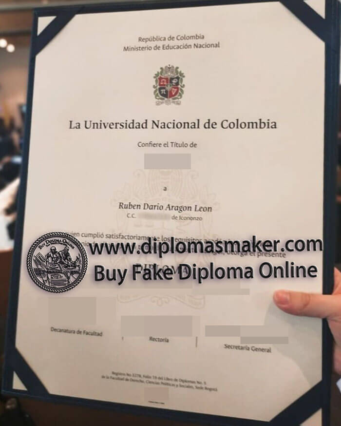 purchase fake Universidad Nacional de Colombia degree