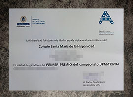 purchase fake Universidad Politécnica de Madrid diploma