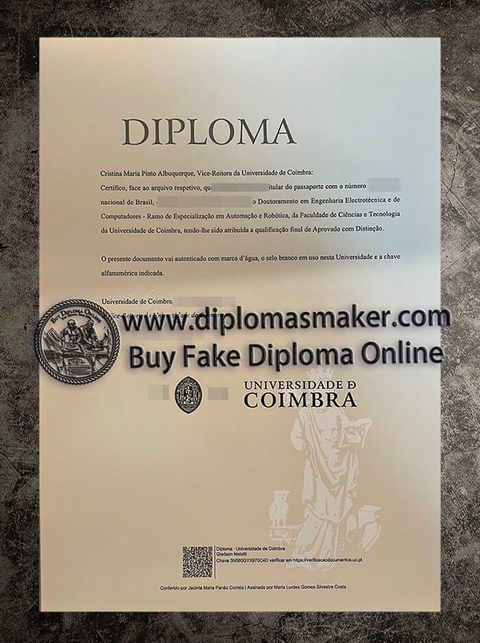 purchase fake Universidad de Coimbra degree