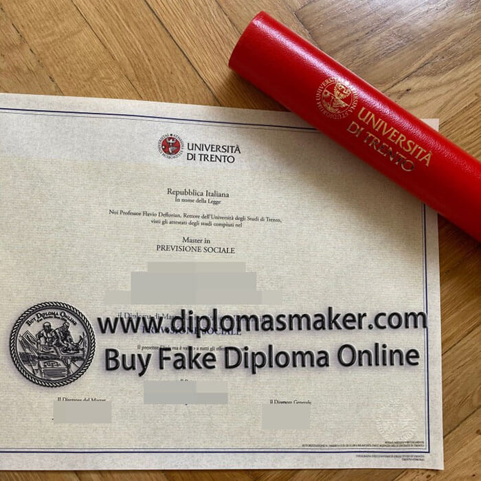 purchase fake Università di Trento diploma