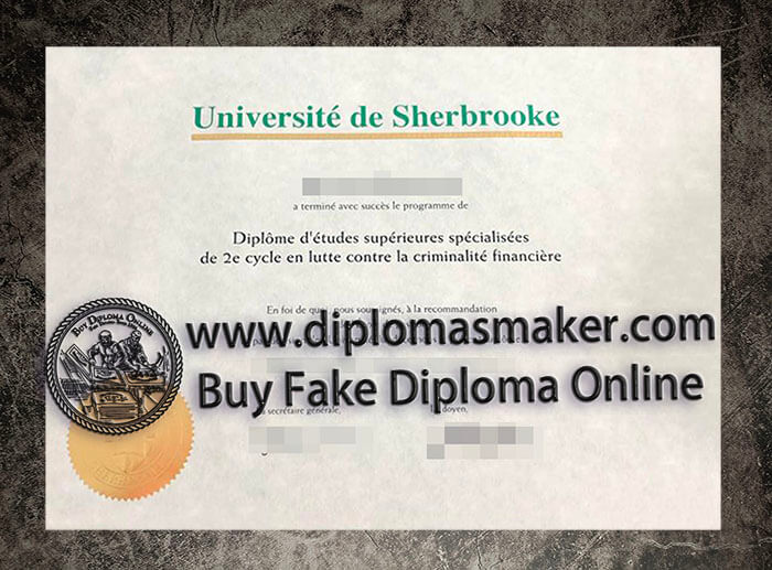 purchase fake Université de Sherbrooke degree