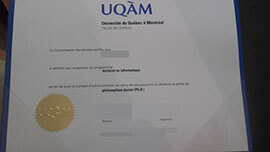 purchase fake Université du Québec à Montréal degree