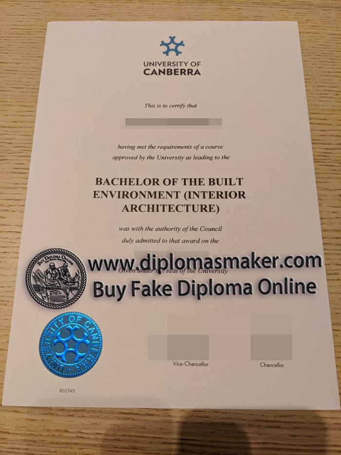 purchase fake University of Canberra diploma