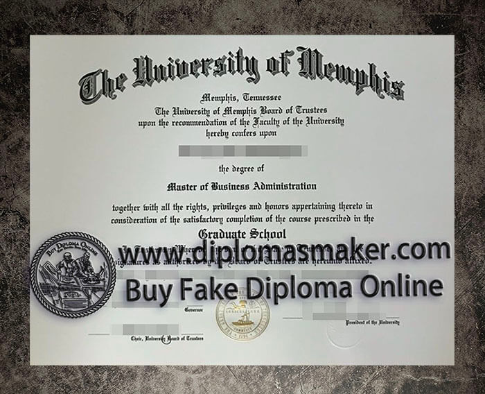 purchase fake University of Memphis diploma