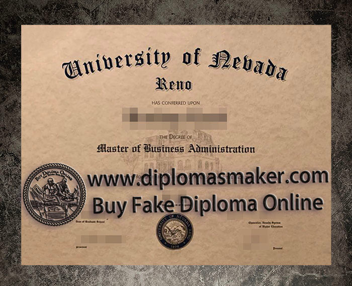 purchase fake University of Nevada Reno diploma