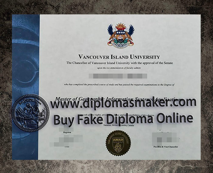 purchase fake Vancouver Island University diploma
