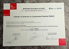 purchase realistic Emlyon Business School certificate