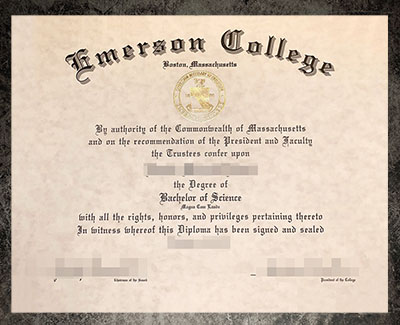 purchase realistic Emerson College degree