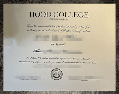 purchase realistic Hood College degree