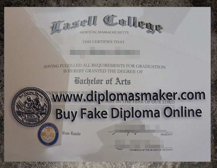 purchase realistic Lasell College diploma