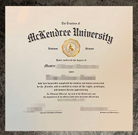 purchase realistic Mckendree University degree