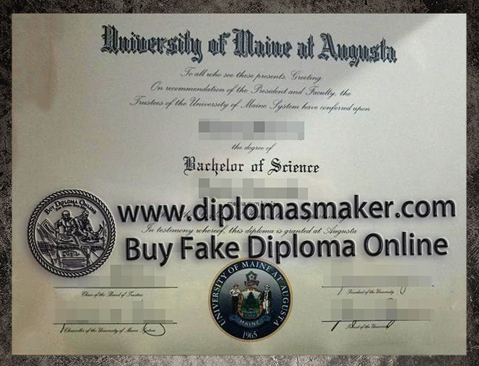 purchase realistic University of Maine at Augusta diploma