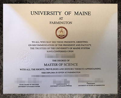 purchase realistic University of Maine at Farmington degree