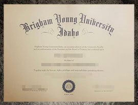 purchase realistic Brigham Young University Idaho degree