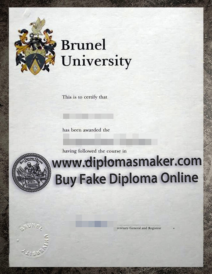 purchase realistic Brunel University diploma