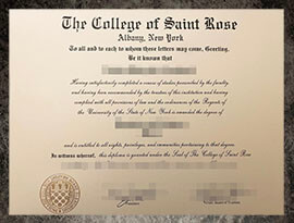 purchase realistic College of Saint Rose degree