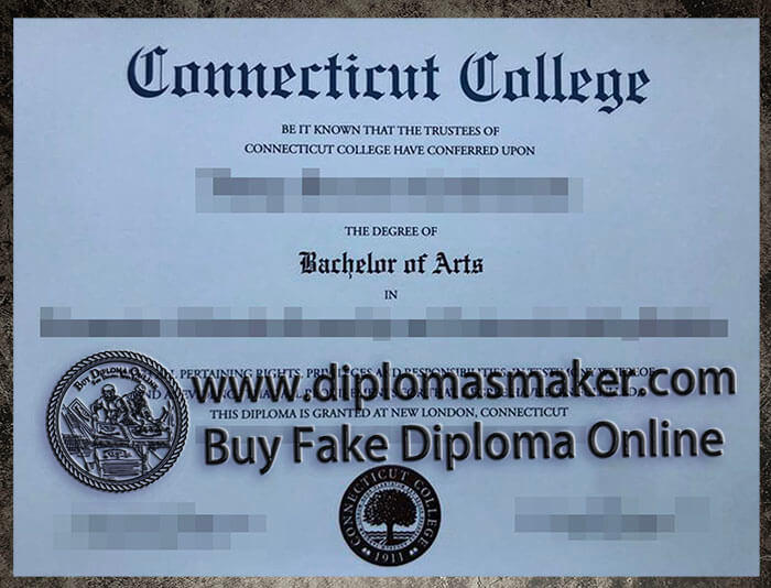 purchase realistic Connecticut College diploma