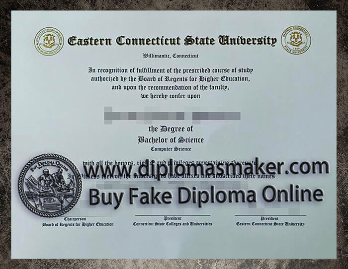 purchase realistic Eastern Connecticut State University diploma