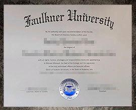 purchase realistic Faulkner University degree